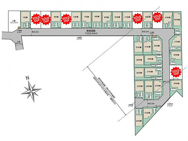 船橋?期（二和東5丁目）32棟 区画図