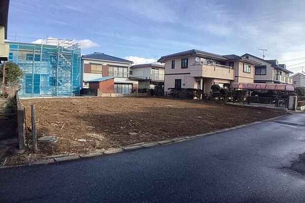 分譲地全体1(撮影_2026年1月)全区画40坪以上。ゆとりあるプランニングが可能です。※販売済区画を含む場合がございます。最新の販売状況は区画図等をご参照下さい。