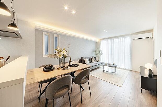 【No.I-3_LDK(撮影_2025年9月)】約17.1帖のLDK。