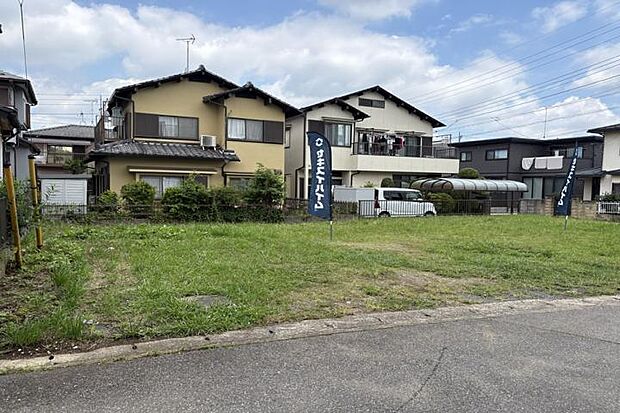 【No.1_土地1（撮影_2026年6月）】約136m2のゆとりある敷地。