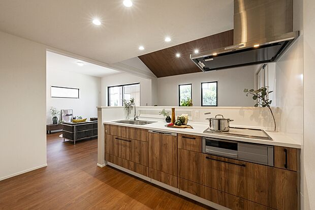 【キッチン】食洗機付きのゆったりとした広々キッチン。使い勝手も機能も◎※完成予想図