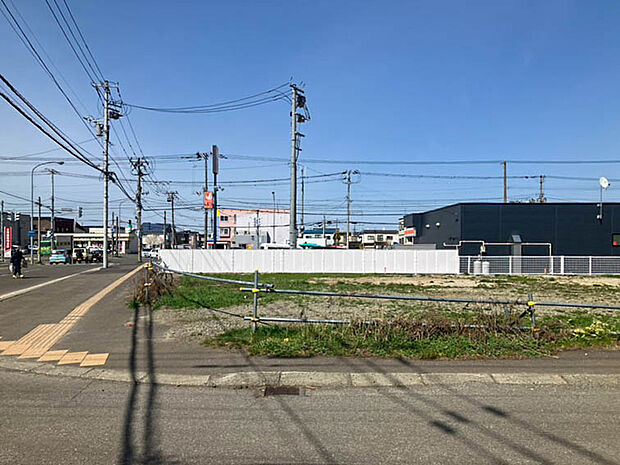 【現地写真】
土地面積は約41坪のゆとりある広さ。敷地を有効活用でき、暮らしやすさを高める整形地です。
(2026年5月撮影)