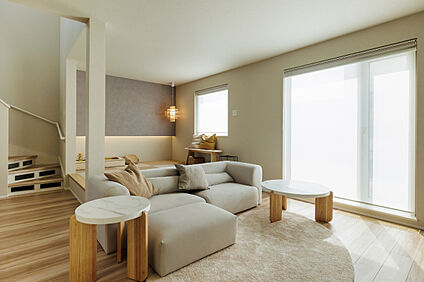 【2号棟　リビング】