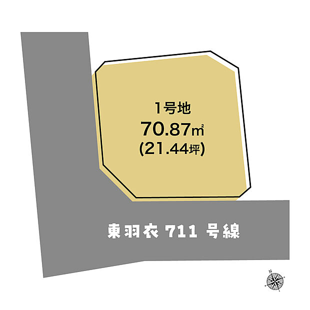 【区画図】爽やかな風が渡り、採光を確保しやすい南西角地が1区画のみ登場!自由設計でご家族のこだわりあふれる住まいづくりを叶えませんか。難波や関西空港へ乗り換えなしでアクセスでき、行動範囲が広がります。