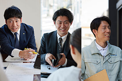 【こだわりの自社設計・施工の一貫体制】