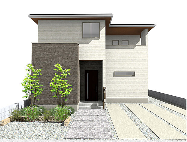 【KINDHOME飾磨区三和町】快適動線や充実収納など、暮らしに寄り添う3LDK新築戸建が今夏誕生予定!約19.8帖LDKや約7.0帖主寝室など住空間ゆったり。駐車スペースは並列2台(車種による)。