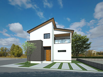 【外観完成予想CG/A号地】