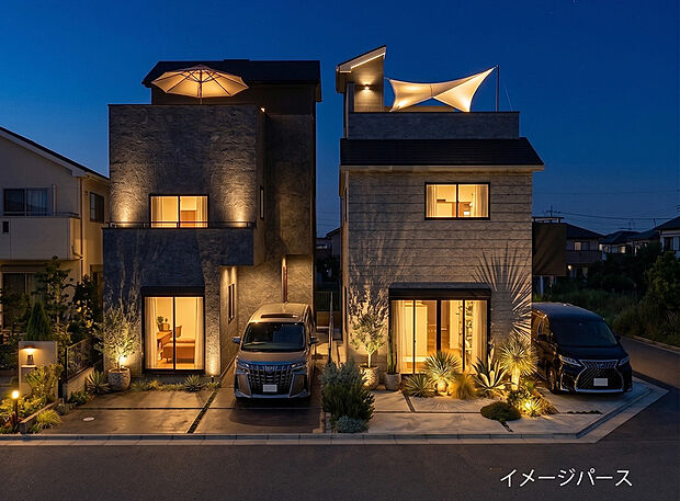 【完成イメージパース】※イメージパースです。画像内にはオプションが含まれ、色や仕様は実際と異なる場合があります。
