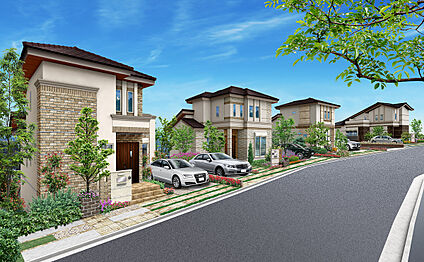 街並みイメージCGパース