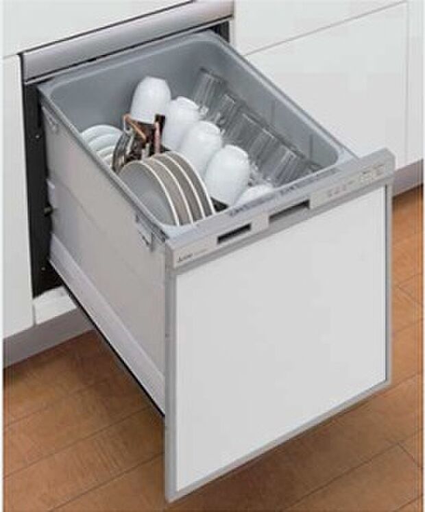 【食器洗い乾燥機】便利な食器洗い乾燥機が標準装備。
除菌洗浄・除菌乾燥など、6種類の機能を搭載。
食器収納容量40点・6コース
