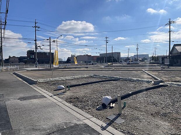 【現地写真】大口町でも注目のエリアに誕生した、全6区画の分譲地です。