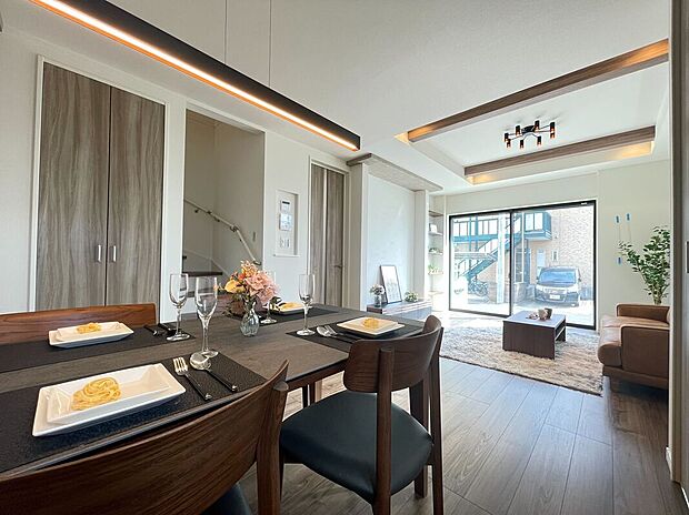 【弊社プラン例：リビング】
建物標準プラン　95m2/1540万円（税込）