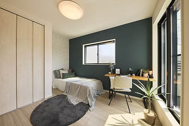 【当社モデルハウス洋室】寝室以外の洋室は子供部屋にも趣味部屋にも。