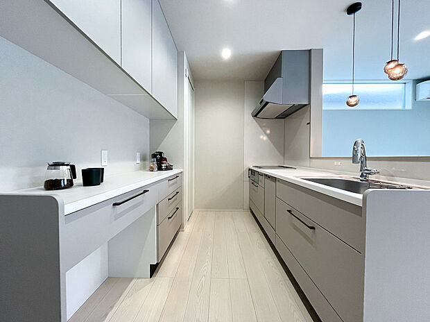 【キッチン/カップボード】IHコンロ 【オール電化】/深型食洗機 /タッチレス水栓