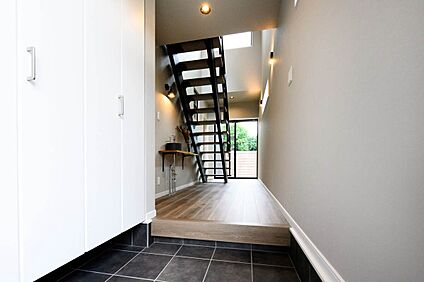 吹き抜け＆スケルトン階段