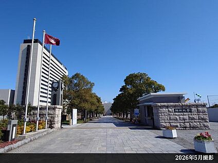 福岡大学 現地から1300m～1330m。(徒歩17分。(最長))