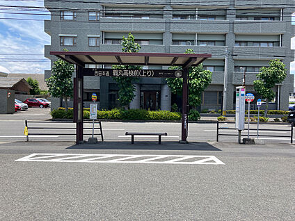 鶴丸高校前バス停 現地から380m。(徒歩5分。)