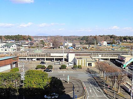 関東鉄道常総線　戸頭駅 400ｍ