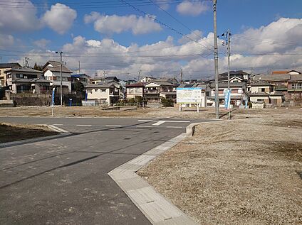 分譲地南側