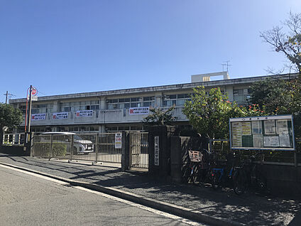 横浜市立市ヶ尾中学校 現地から850m。(徒歩11分。)