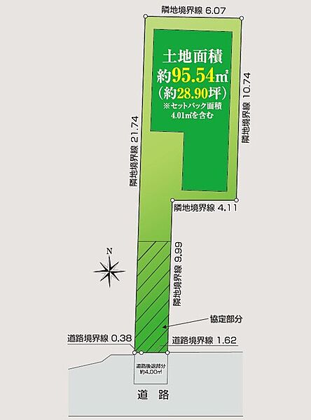 【現地外観写真】最寄駅7分立地ながら周辺閑静な住環境です。