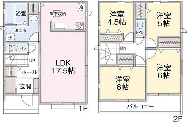 (B号棟)、価格4190万円、4LDK、土地面積149.79m2、建物面積96.87m2