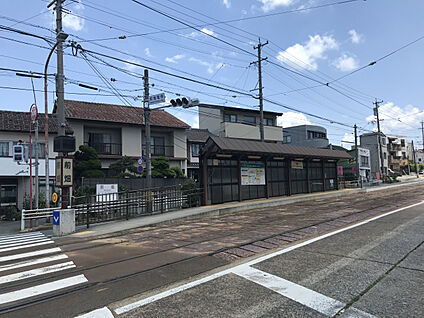 豊橋鉄道市内線「前畑」駅 現地から1120m。(徒歩14分。)