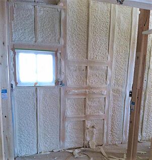 【硬質ウレタンフォーム吹付断熱材】