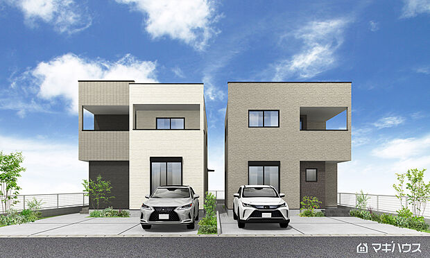 【1-2号地外観パース】別バージョン