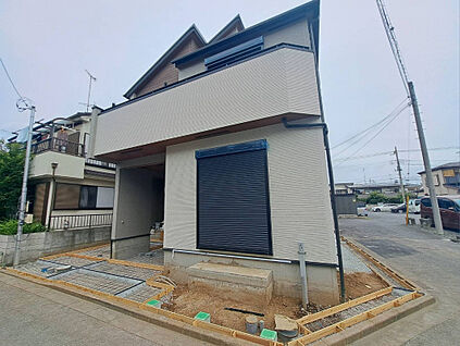 現在工事が進行中の新築住宅です！完成後の外観イメージが楽しみ