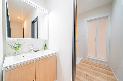 独立した洗面、脱衣室