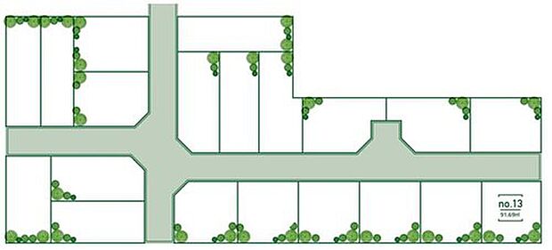 【-】萱振町にて「intelligence」な街並みが新たに誕生いたします！前面道路はアスファルト舗装のため、自転車やベビーカーも通行をスムーズに行えます。