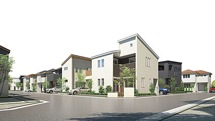 【現地街並完成イメージCG】