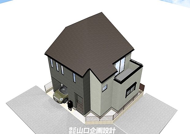 完成予想図 ※図面を基に描いたもので実際とは異なります。