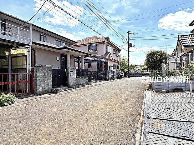 前面道路を含む現地