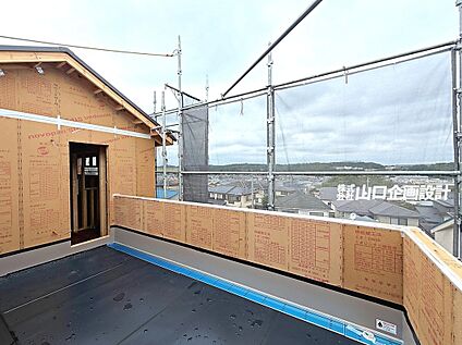 施工中内観写真　ルーフバルコニー　2026年9月撮影