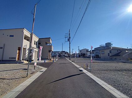 【前面道路含む現地写真】