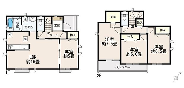 (A号棟)、価格6590万円、4LDK、土地面積132.43m2、建物面積98.53m2