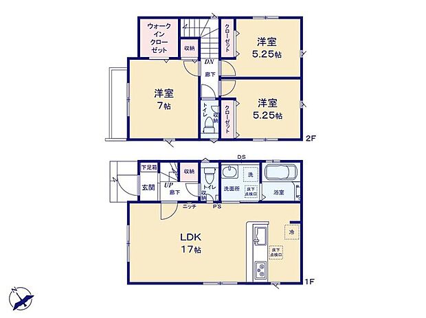 (1号棟)、価格6880万円、3LDK、土地面積103.58m2、建物面積82.8m2