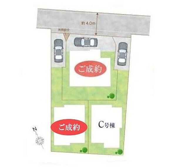 【区画図】
住環境良好な人気の低層住居専用地域に立地☆