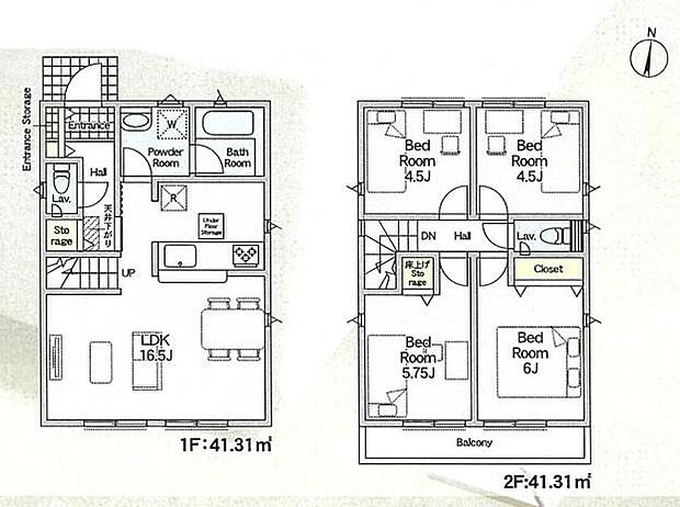 (2号棟)、価格6090万円、4LDK、土地面積104.83m2、建物面積82.62m2