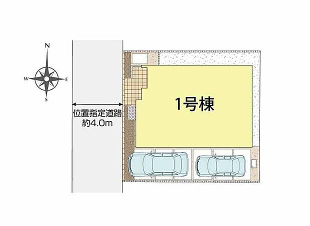 ≪区画図≫
車種により2台駐車可能なカースペース完備☆