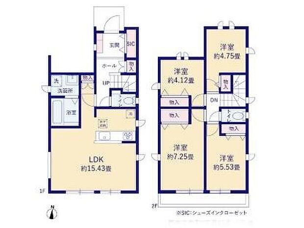(B号棟)、価格6490万円、4LDK、土地面積92.49m2、建物面積89.53m2