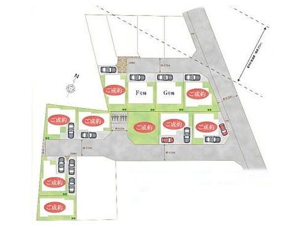 【全体区画図】JR南武線「府中本町」駅まで徒歩14分♪
京王線「分倍河原」駅まで徒歩19分♪