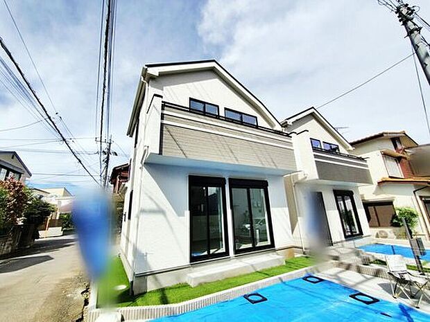【【現地外観写真】A号棟】住宅性能評価で耐震等級3(最高等級)を取得!お客様を守る大切な住宅だからこそ、第三者の検査を受けて安心して住んでいただける住宅をご案内させて頂きます。