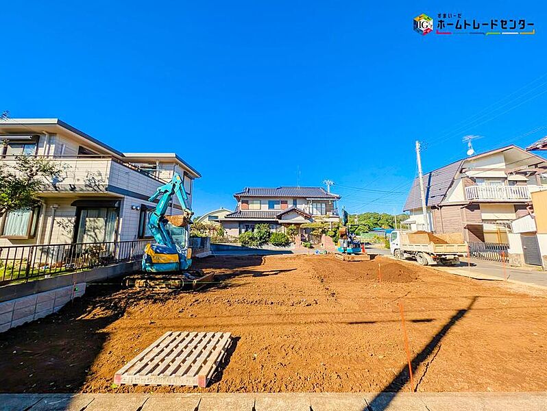 ≪造成前現地写真≫
東武野田線「増尾」駅まで徒歩14分！
住宅性能評価取得物件！耐震等７項目で最高等級を取得♪地震に強い家！