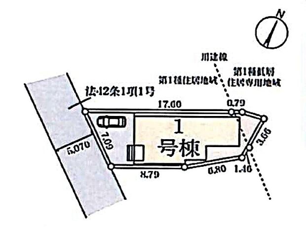 ≪全体区画図≫
カースペース1台分♪