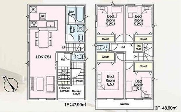(4号棟)、価格3688万円、4LDK、土地面積100m2、建物面積96.59m2