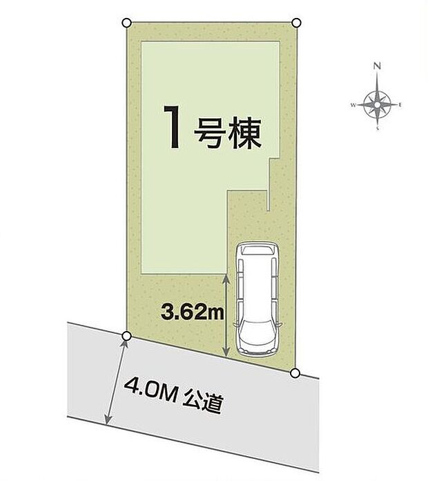 【≪全体区画図≫】カースペース1台分！
南前面道路で陽当たり良好♪