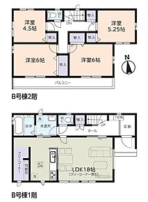 家事のしやすい水廻り集中設計、お掃除ラクラク全居室フローリングプラン♪
キッチン奥に、パントリーとしても利用可能な可動棚付フリーコーナーがあります！ 